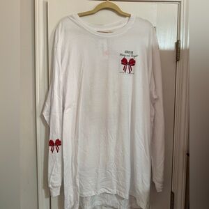 NWT Simply Southern Holiday Golden Retriever Shirt
